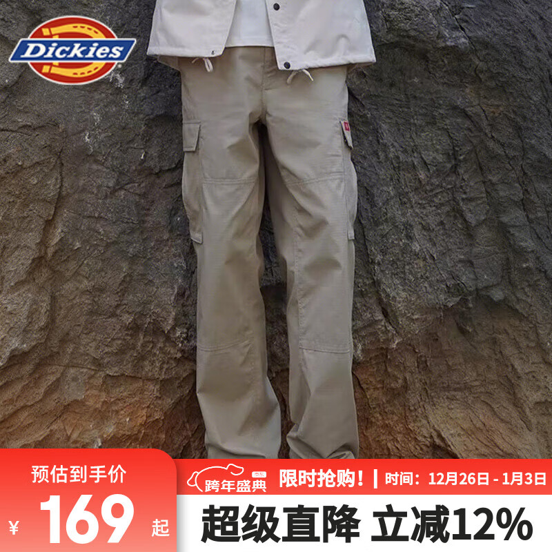 Dickies经典休闲耐穿工装裤DK0A88OK 沙色 32