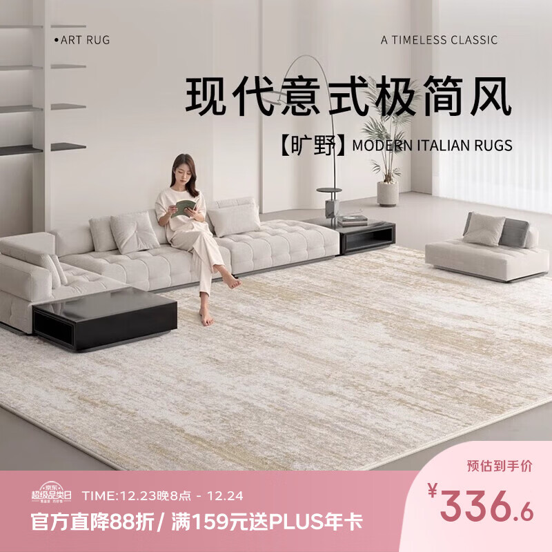 AOVOC地毯客厅2025新款免洗可擦轻奢高级感免洗沙发毯旷野04 1.8*2.5米