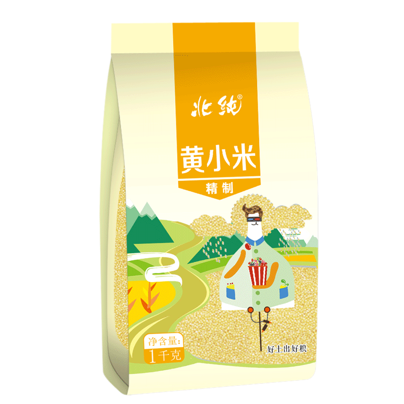 北纯 精制黄小米 1kg