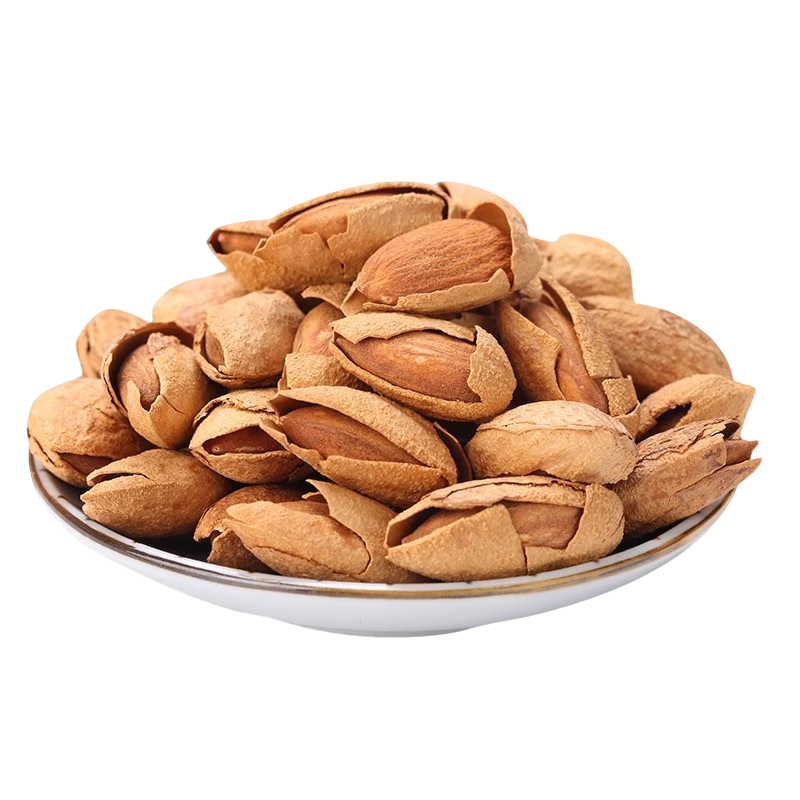 醇思新貨巴旦木仁原味堅(jiān)果大杏仁扁桃仁干果零食整箱批發(fā)烘焙炒貨零食 原味巴旦木一斤+椒鹽巴旦木一斤