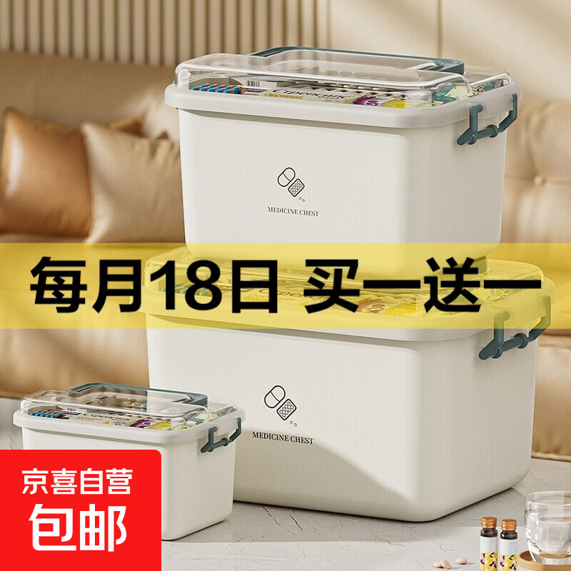 买1送1今晚0点结束 16.99元急救药箱小号双层 23*16*14cm|共2个 - 线报酷 买1送1今晚0点结束 16.99元急救药箱小号双层 23*16*14cm|共2个 - 线报酷