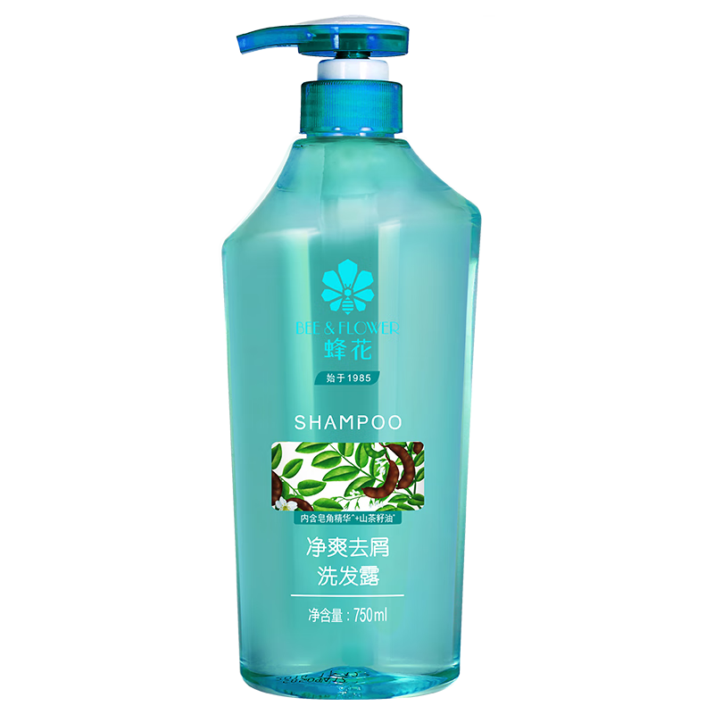 蜂花洗發(fā)水控油蓬松舒緩止癢柔順飄逸保濕舒爽不干澀男女士洗發(fā)露 蜂花凈爽去屑洗發(fā)露 750ml*1瓶