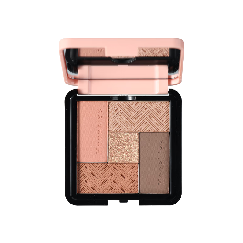 Mooekiss木柯诗灵魂五色眼影盘大地多色新手日常学生通勤送女生学生新手 01 乌木玫瑰 8.5g