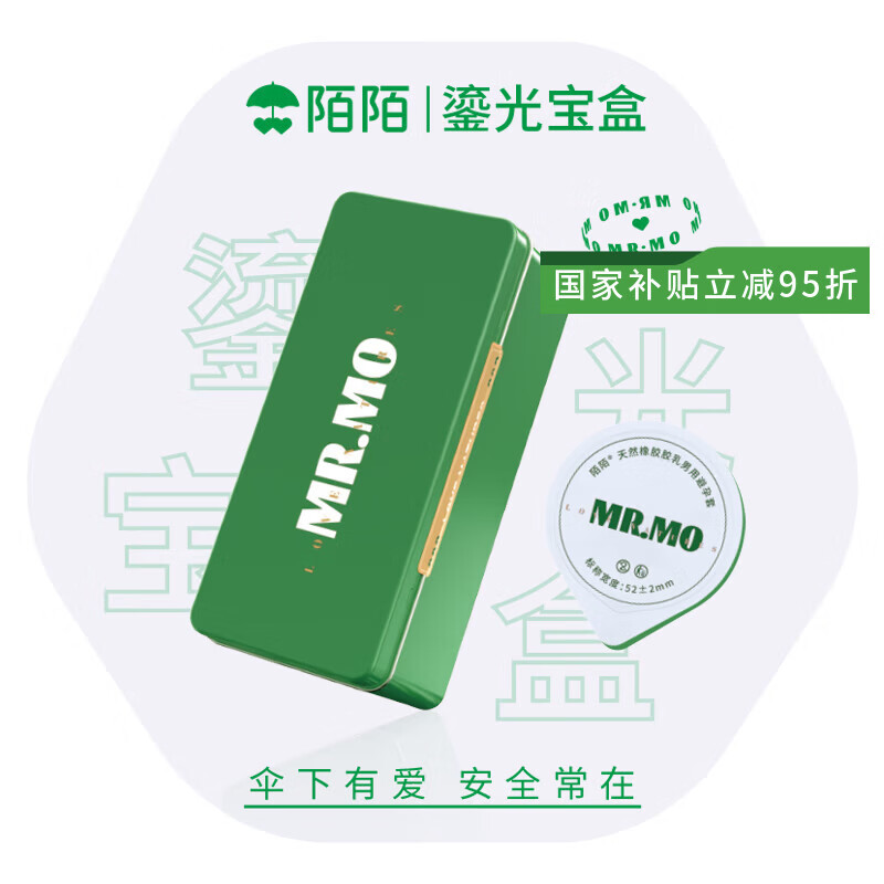 陌陌避孕套超薄玻尿酸安全套套好润滑果冻盒1只装计生用品