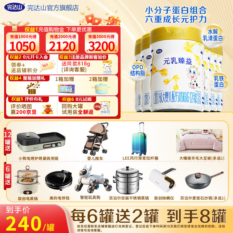 wondersun/���ɽ Ԫ������ 2�� Ӥ���̷� 818g 6��