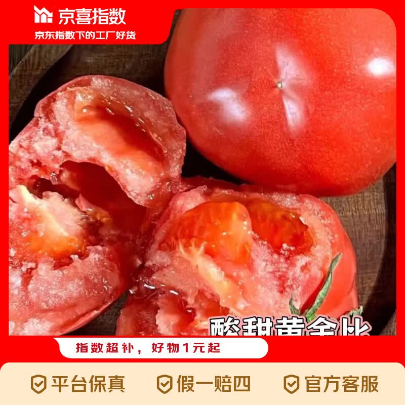 京喜指数 正宗普罗旺斯沙瓤西红柿水果自然熟番茄 5斤 净重 4.5斤 普罗旺斯【小时候的味道】