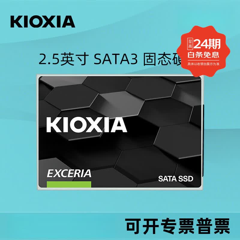 铠侠（Kioxia）铠侠TC10固态硬盘480g sata接口ssd台式机电脑笔记本固态硬盘960g 960GB【质保三年】