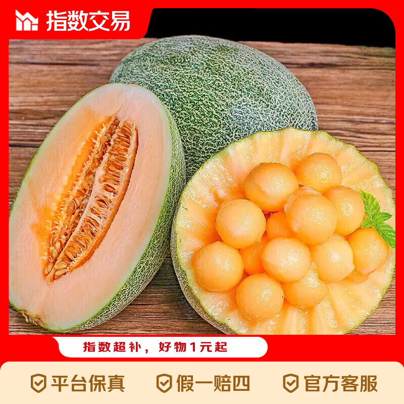 海南西州蜜瓜  脆甜多汁软糯香甜蜜哈密瓜 海南哈密瓜2.5-3斤（1-2个）