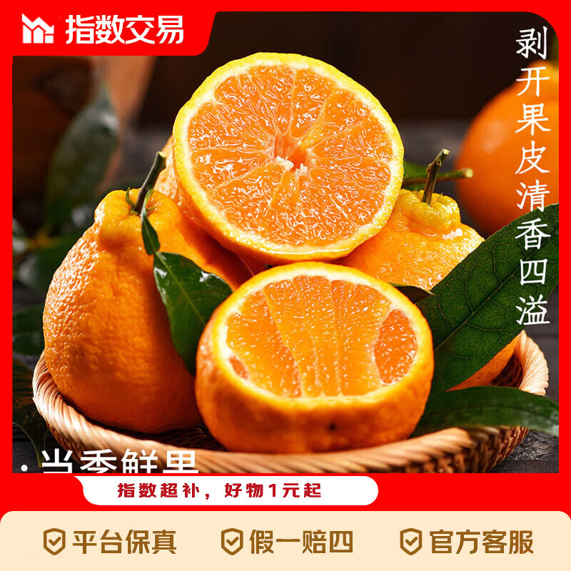 正宗四川不知火丑橘时令生鲜水果大果应当季桔子耙耙丑柑橘子包邮 【带箱5斤】 新鲜采摘，超甜爆汁70-80果