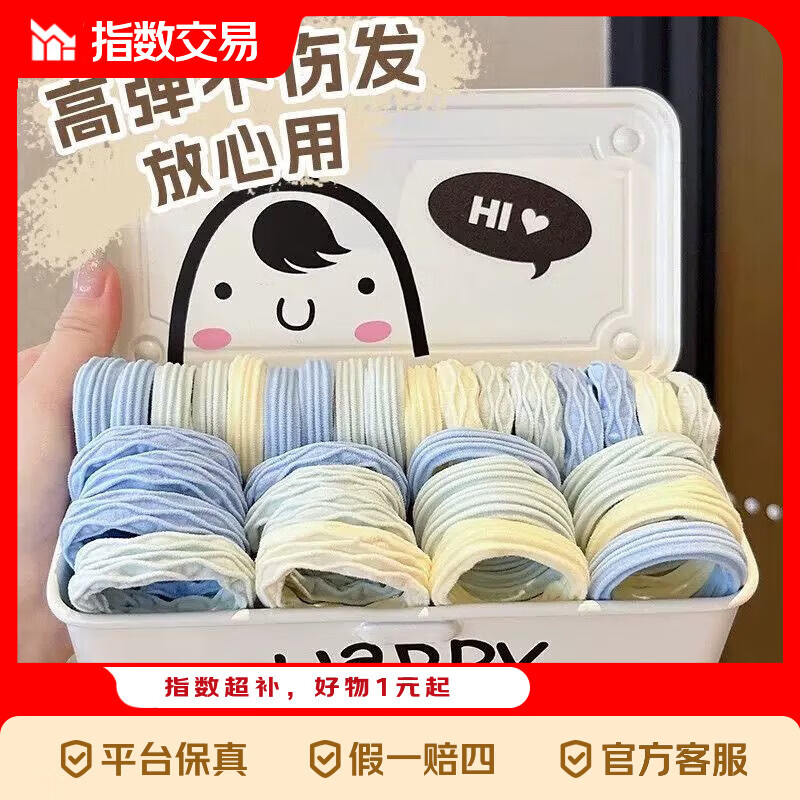 海盐蓝发绳10根 1元，多巴胺发圈20根 1元，防晒口罩遮脖1件 1元，搬家打包袋2个 1元 - 线报酷