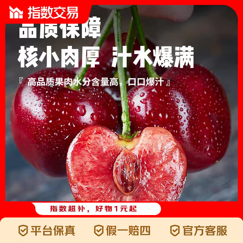 国产美早大樱桃脆甜多汁新鲜国产车厘子 250g(净重) 泡沫箱+冰袋 大果 J 单果26-28mm