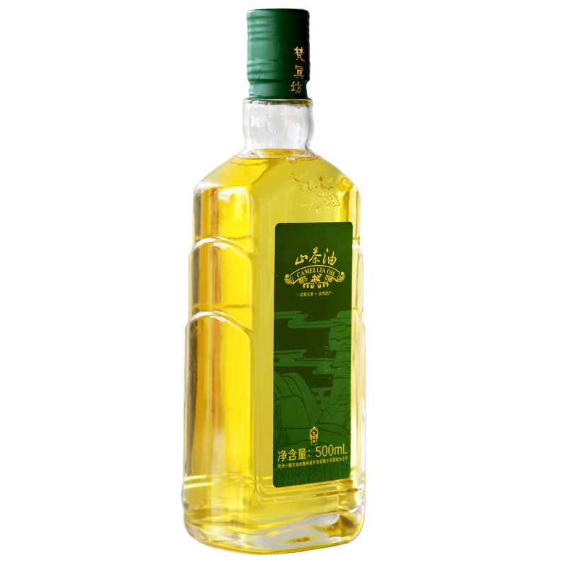梵真坊 贵州山茶油 有机食用油礼盒2*500ml天然纯茶籽油 低温压榨高烟点 礼盒装*2（顺丰包邮）