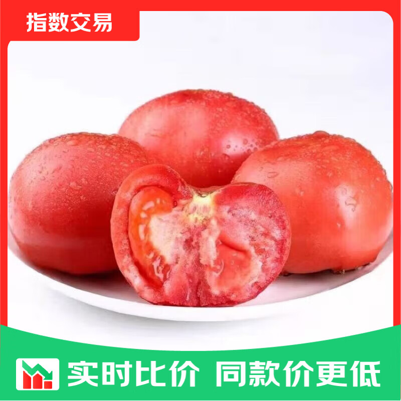 新鲜沙瓤番茄生吃西红柿减肥早餐即食新鲜蔬菜生鲜 囤货装 5斤 带箱