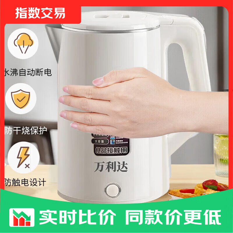 万利达烧水壶1.6L 13.99元 - 86线报