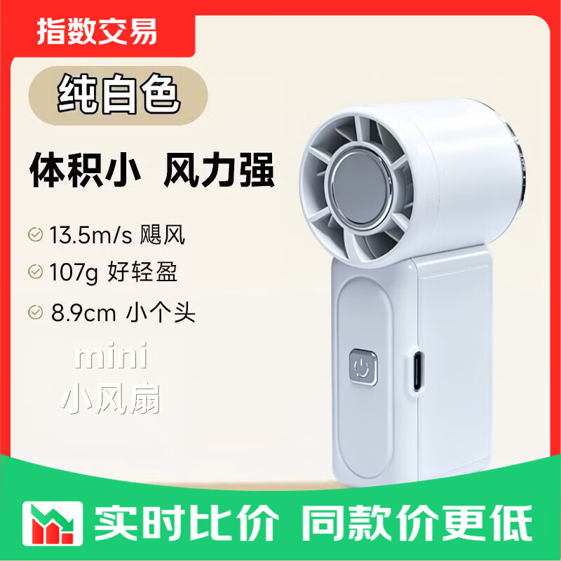手持风扇 4.99元，多功能夹扇 4.99元，智能数显风扇 4.99元，台式小风扇 4.99元 - 86线报