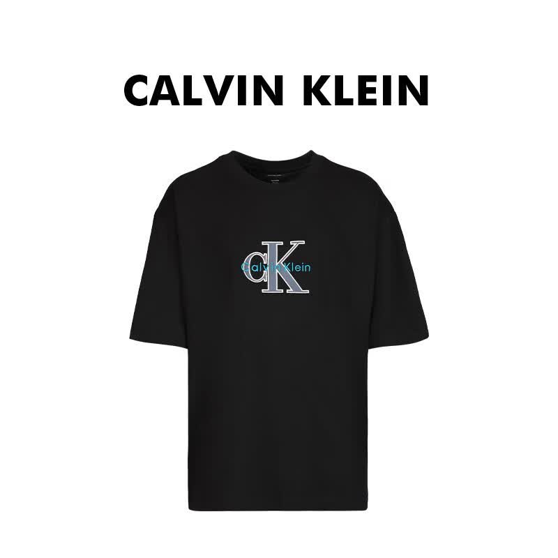 Calvin KleinCK夏季新款男士T恤简约短袖送男友七夕节LV04RE815G UB1 2X