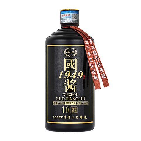 峥心酿贵州酱酒 白酒酱香型53度 粮食酒高粱保价品鉴口粮试饮自饮酒水 53度 500mL 1瓶 国酱1949