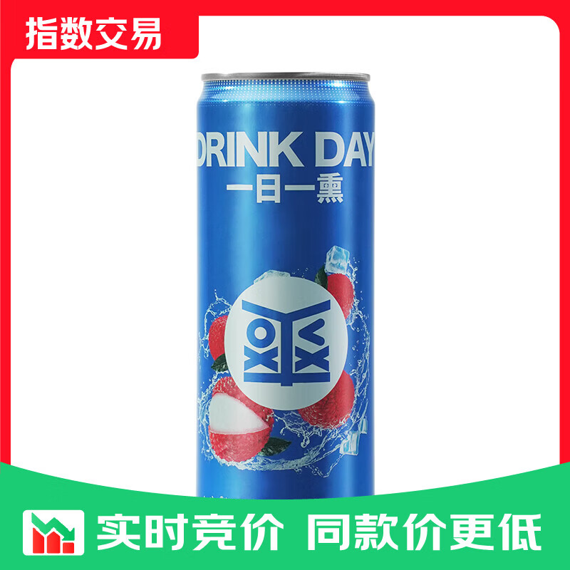 会稽山爽酒 气泡黄酒荔枝味 330ml 单罐装 3度微醺可冰饮 气泡黄酒荔枝味 330mL 1瓶 单瓶装