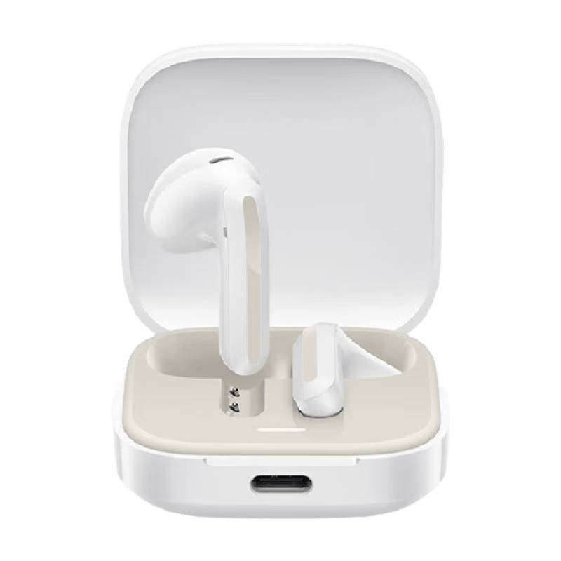  红米 REDMI  Buds 6 活力版 半入耳式真无线动圈蓝牙耳机 白色