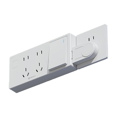 国际电工 扩展插座 白色10孔19.78元