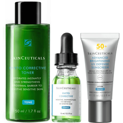 修丽可色修精华水50ml+色修15ml+防晒小银伞15ml 舒缓保湿防晒会员试用