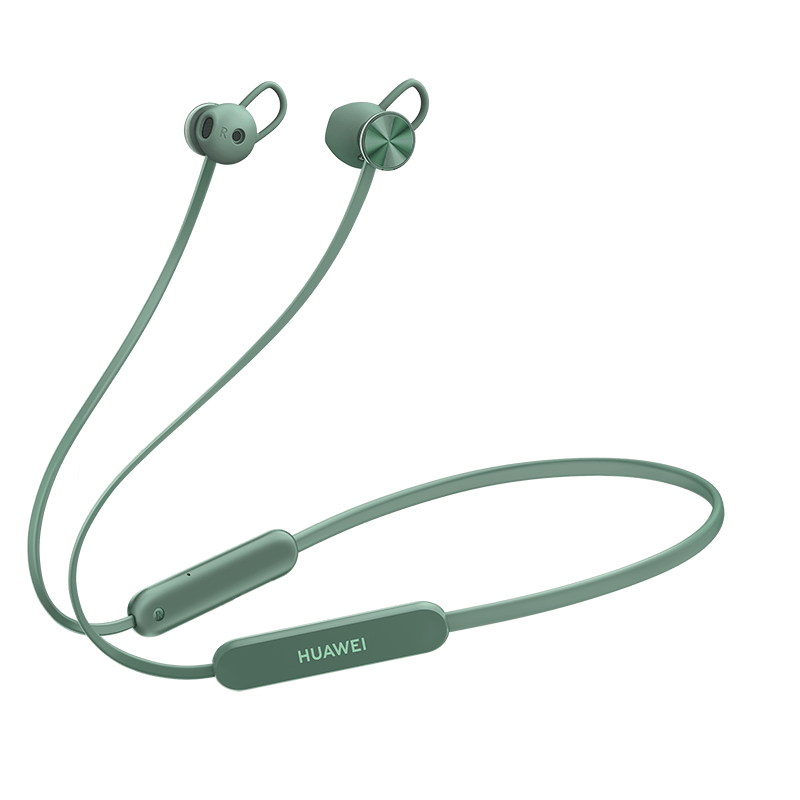 HUAWEI 华为 FreeLace 活力版 半入耳式颈挂式动圈降噪蓝牙耳机 云杉绿