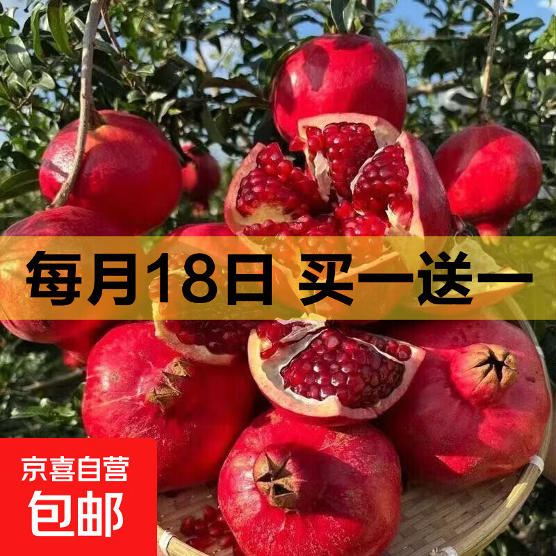 京东软籽石榴买一送一 到手共4斤 9.9元 - 86线报