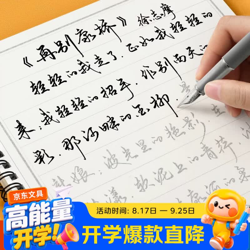 金枝叶行草字帖成人练字专用行书临摹练字帖草书成年硬笔书法连笔行楷钢笔专用控笔训练写字帖礼盒装