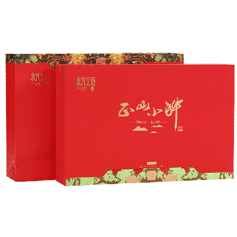 杭颂 茶叶红茶 武夷山蜜香金骏眉正山小种礼盒装 送礼长辈节日礼物 繁花似锦特级正山小种250g