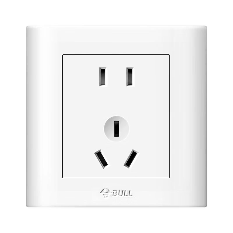公牛公牛開關(guān)插座86型暗裝一開五孔USB五孔16A墻壁面板單開雙控家用白 一開單控