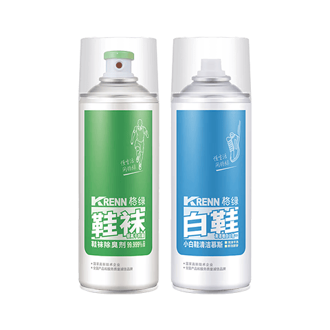 格绿【懒人福音 超值组合】鞋袜除臭喷雾280ml 与小白鞋清洁180ml  鞋袜除臭喷雾280ml 【赠送】小白鞋清洁慕斯180ml  正装