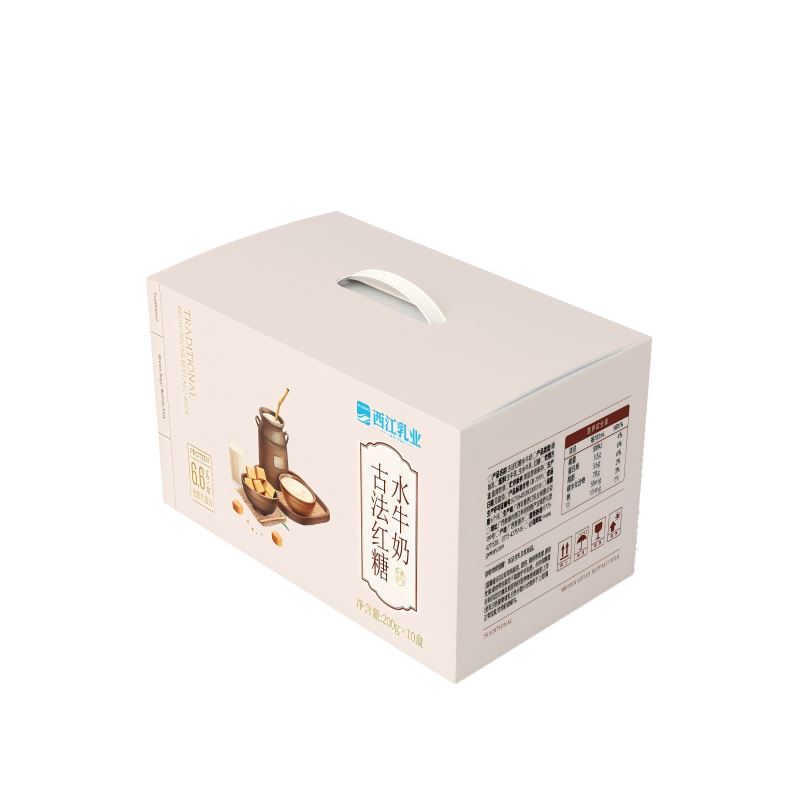 西江乳业古法红糖水牛奶老红糖水牛奶200g*10盒/箱送礼盒装 【红糖水牛奶】200g*10盒装*1件