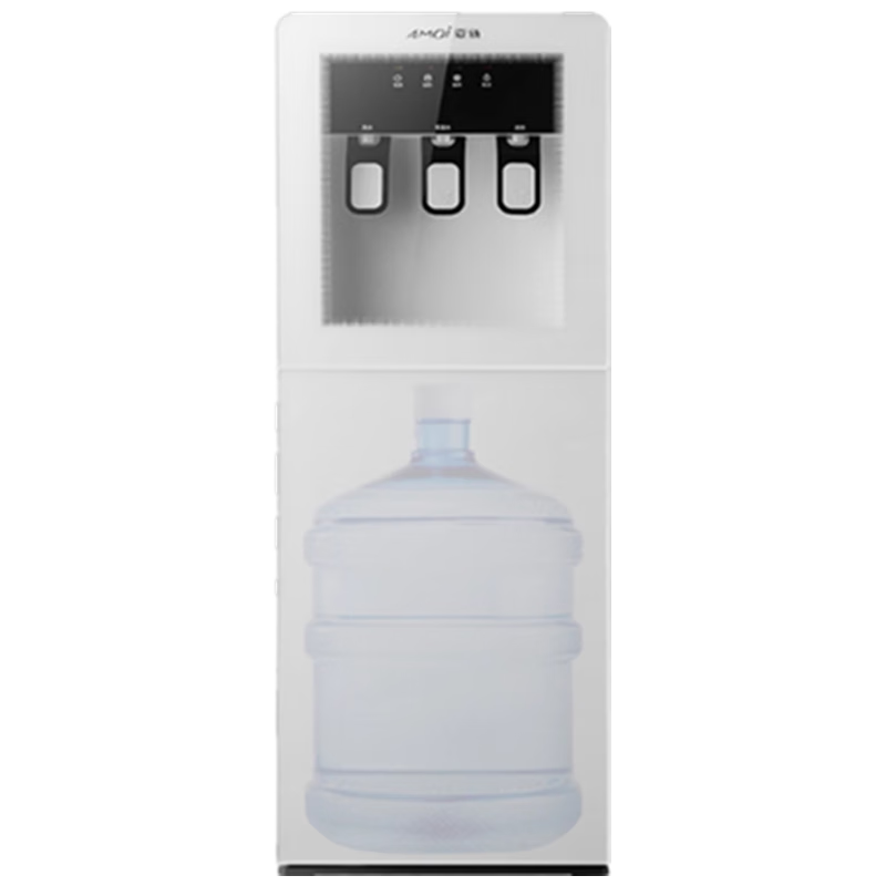 夏新飲水機家用小型立式制冷熱臺式辦公室置水桶裝水新款下進(jìn)水抽水飲水機下置水桶茶吧機智能飲水機 豪華雙門(mén)款（白色）304不銹鋼內膽 冷熱型