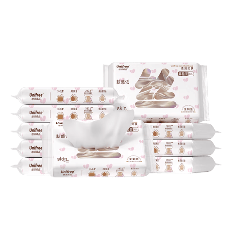 unifree ��ֽ������� �Ӻ�Ӥ����ʪֽ�� 3�� 30��*10�� ɢװ 6.9Ԫ