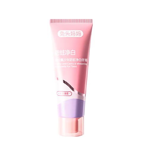 兔头妈妈青少年牙膏 海盐清新防蛀护齿 12-18岁学生初高中生男女孩专研 牙膏净白68g
