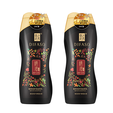 蒂花之秀 DIFASO精油奢养修护柔韧丝滑洗发水200g 蓬松洁净控油柔顺焕发洗发露