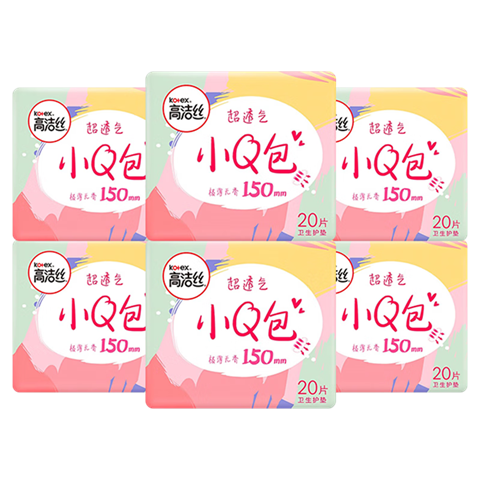 �߽�˿��Kotex�������������װ������ˬ��ѡ����˯����͸������� СQ������ 150mm 120Ƭ 10.8Ԫ