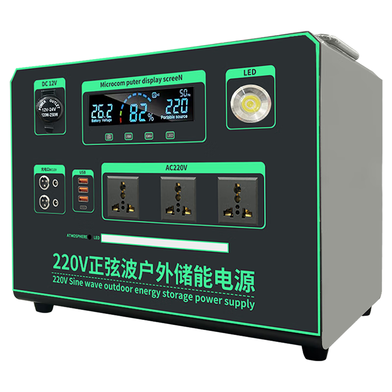 ƶԴ220Vҹа̯ܻȻ﮵Լ¶ӪֱӦƿ10ȵ 1200W 2ȵ硾ʵ+ﮡʱ ʮ 1999Ԫ