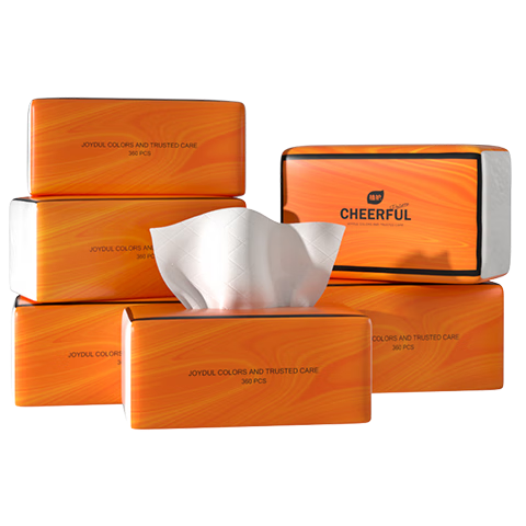 植护抽纸气垫纸巾 卫生纸餐纸家用 4层 90抽*6包 （360张/包）