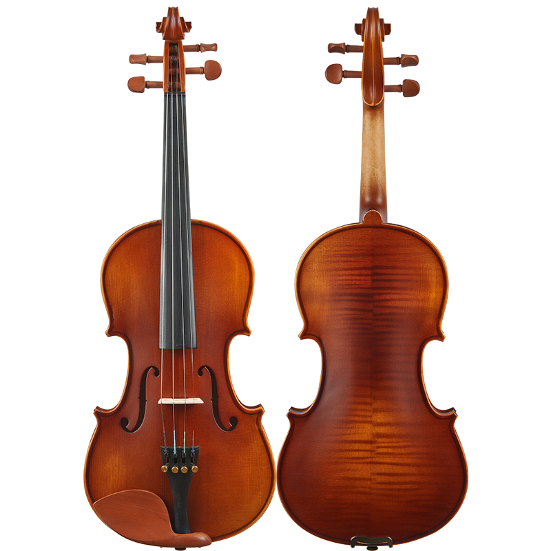 克莉絲蒂娜(Christina)小提琴專業(yè)考級演奏兒童初學者手工成人學生小提琴送琴盒琴弦肩托 V02仿古色 3/4身高140cm以上