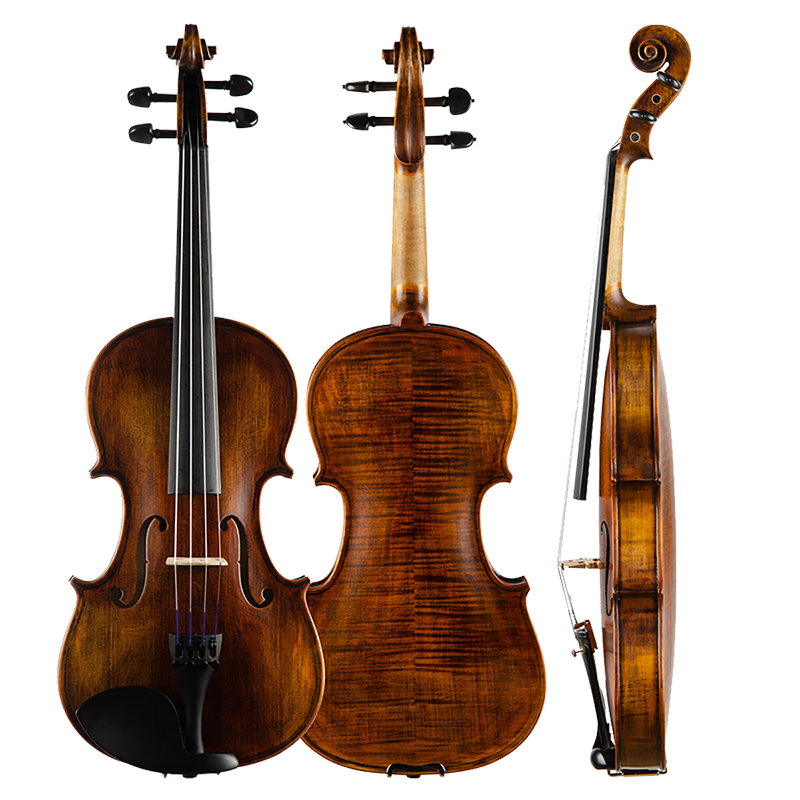 克莉丝蒂娜（Christina）缪斯MUS新款专业小提琴儿童成人学生初学者入门考级手工小提琴  缪斯哑光 4/4身高150cm以上