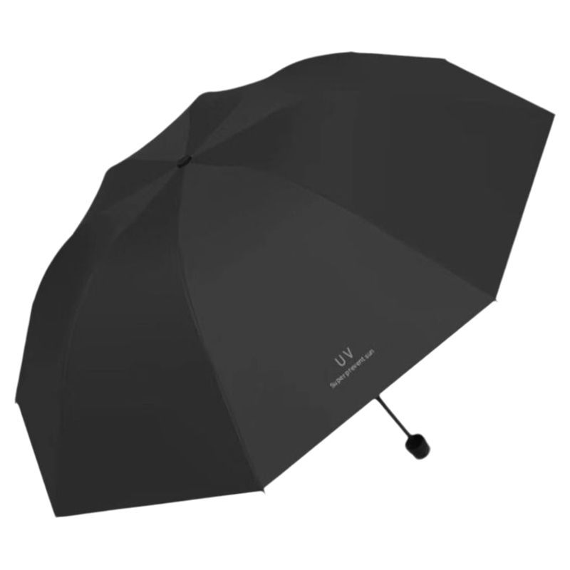 印象城全自动雨伞商务折叠晴雨两用防晒太阳伞防紫外线遮阳伞男大号雨伞 黑色8骨全自动