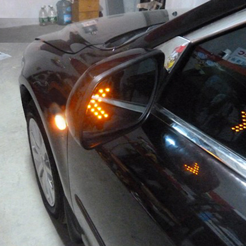 美蒂亚摩托车灯汽车led反光镜汽车转向灯汽车后视镜电动车转向灯指示