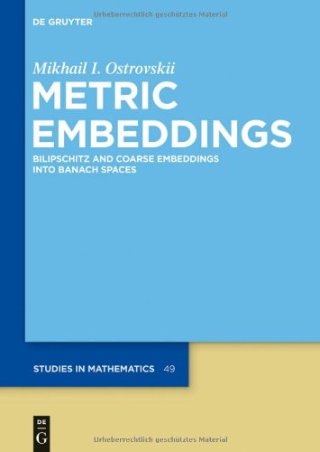 【预订】metric embeddings: bilipschitz and