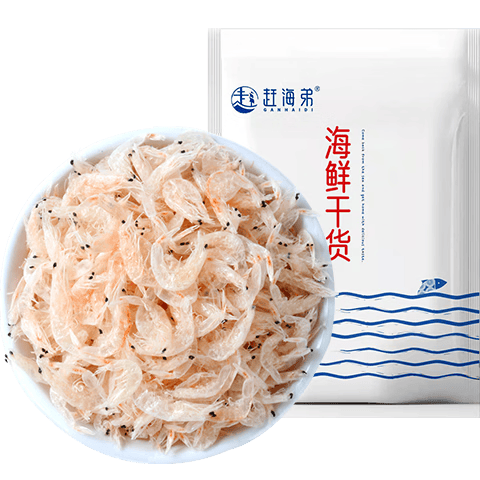 赶海弟 七星淡干虾皮500g 虾米皮海米干 紫菜虾皮汤 火锅食材 南北干货
