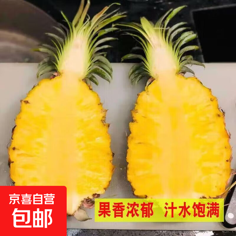 【产地直发】正宗广东徐闻菠萝新鲜水果香水菠萝脆甜精选大果 【推荐】中大果净重4.5-5斤（约3-4个果）单果1.3斤起