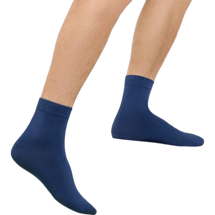 【精选新疆棉】男士纯色简约中筒袜新疆棉休闲百搭运动袜 男中筒 1双 均码