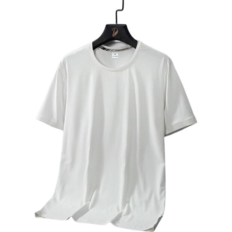 【买2件送1件】短袖t恤2026宽松男士大码速干透气运动上衣CJDP 短袖【网眼】黑色 2XL