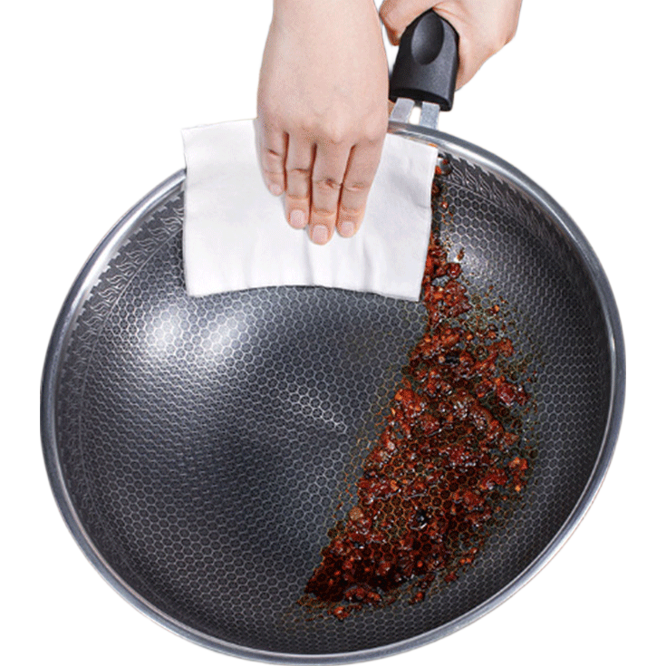 三仕达厨房湿巾去油污湿巾80片带盖大包清洁去油去污湿巾油烟机灶台抹布 厨房清洁湿巾【升级版】 1层 60片*4包