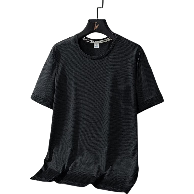 【买2件送1件】短袖t恤2026宽松男士大码速干透气运动上衣CJDP 短袖【网眼】深灰 4XL